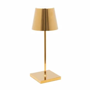 Zafferano Poldina mini luminaire rechargeable intérieur or brillant^ Lampes Décoratives