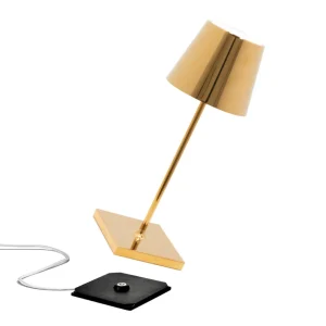 Zafferano Poldina mini luminaire rechargeable intérieur or brillant^ Lampes Décoratives