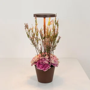 Zafferano Poldina Reverso lampe batterie corten^ Lampes Décoratives
